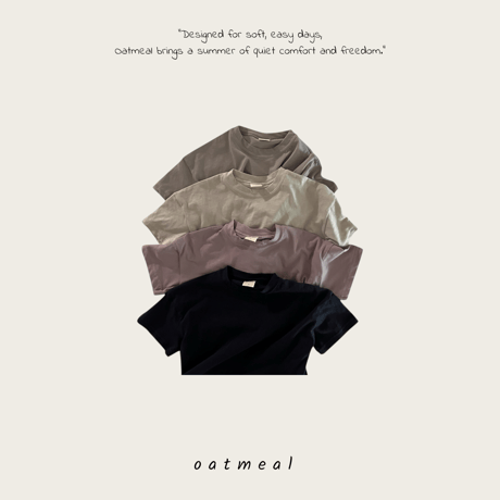 oatmeal/22. double basic round XS-XL