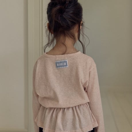 lindo/73. dangara shirring T-shirt XS-XL