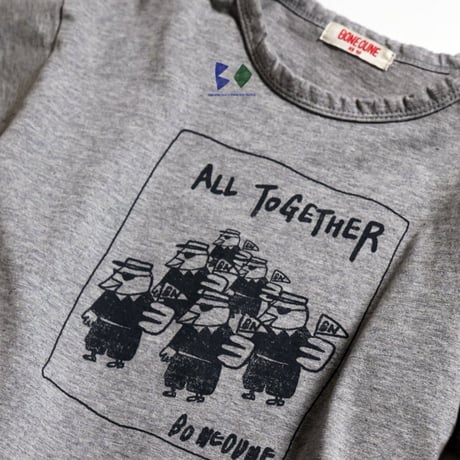 boneoune/55. together half t T-shirt XS-XL