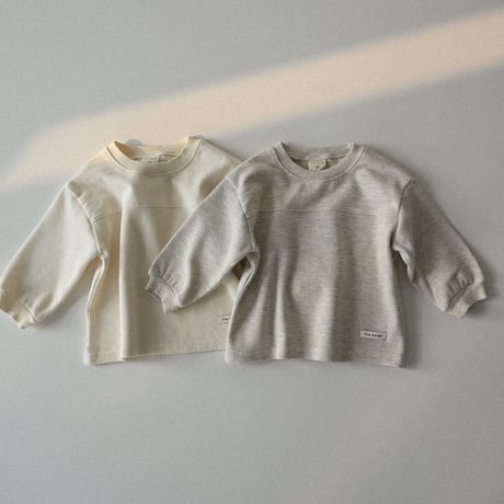 thebeige/11. Contrast long sleeve T XXS-L