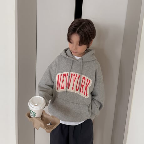 fromi/38. new york patch embroidery hood JS-JL