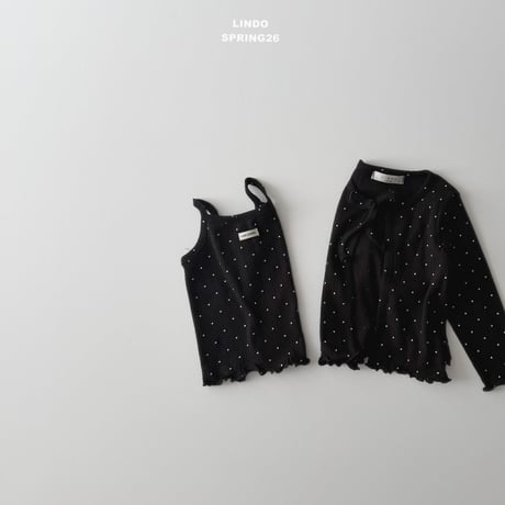 lindo/71. ive cardigan sleeveless set XS-XL