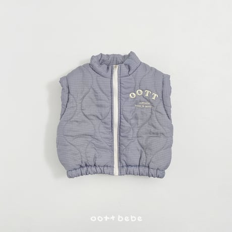 oottbebe/58. day quilting vest XS(1-2Y)-XL(6-7Y)