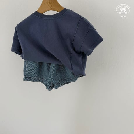 gou/160. B- pin tuck half T-shirt 2(6-12M)-3(12-18M)