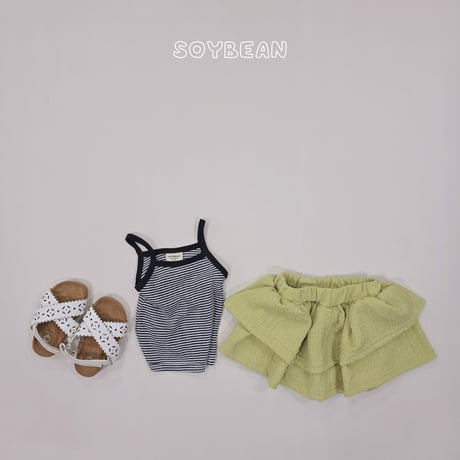 soybean/28. plan ) stripe sleeveless JS-JM