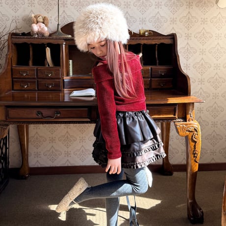 comma/110. off shorder T-shirt 140-150