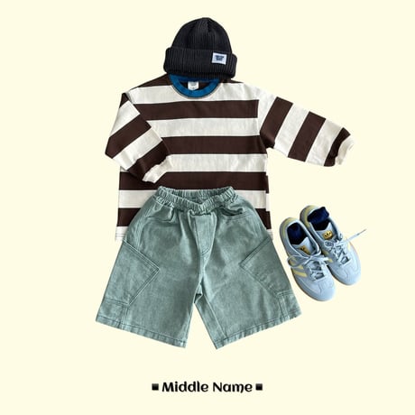 middlename/32. milk two color dangara T-shirt JS-JM