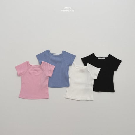 lindo/61. saekom golgi T-shirt XS-XL