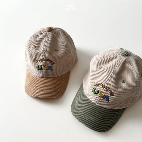 lindo/3. corduroy ball cap FREE