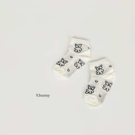 vbunny/19. puffy socks set S(130-150)-L(180-210)