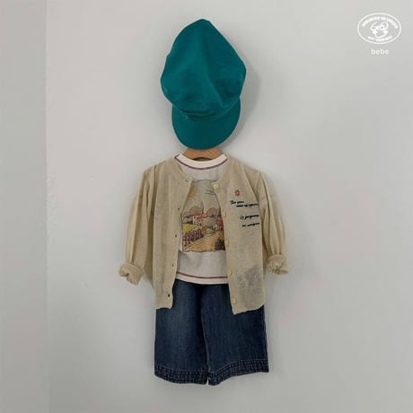 gou/158. B- print T-shirt 2(6-12M)-3(12-18M)