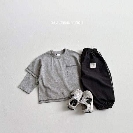 vividi/15. line label baslack jogger XS-XL