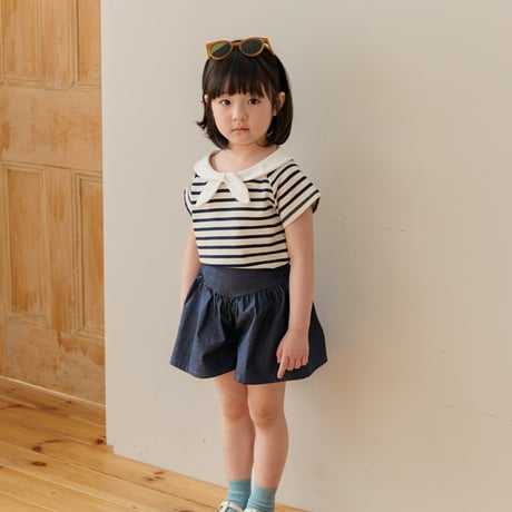 monatelier/16. sailer ribbon T-shirt S-2XL