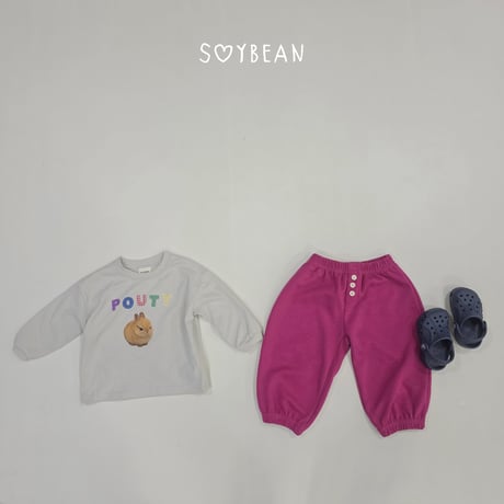 soybean/102. plan gri bunny T-shirt JS-JM