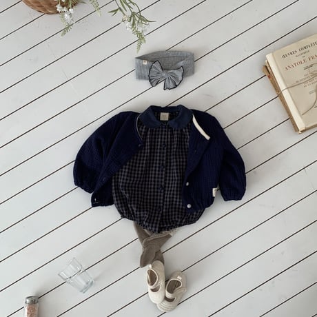 bebeholic/37. temu check suit S-L
