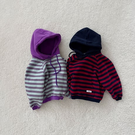 fromi/35. Buddy Striped Hoodie S-XL