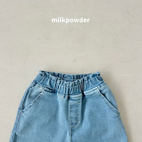 milkpowder/45. cube denim pants 5-11