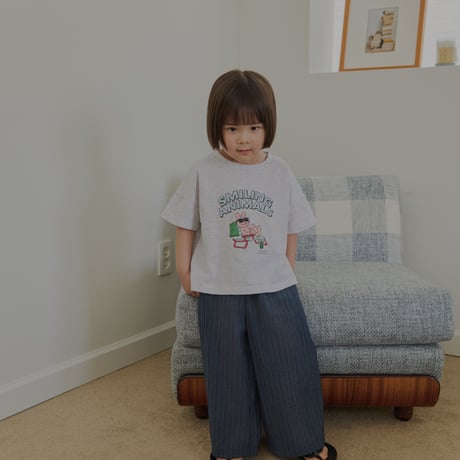 lalaland/18. rabbit half t T-shirt XS-XL