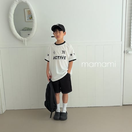 mamami/57. active star T-shirt XS-XL
