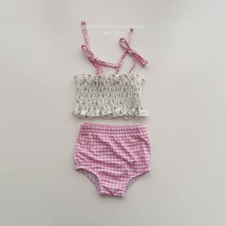 melikey/147. lilly check swim set S-JS