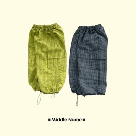 middlename/34. cargo embo check pants JS-JM