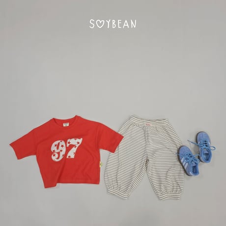 soybean/36. plan ) stripe bullon jogger XS-XL