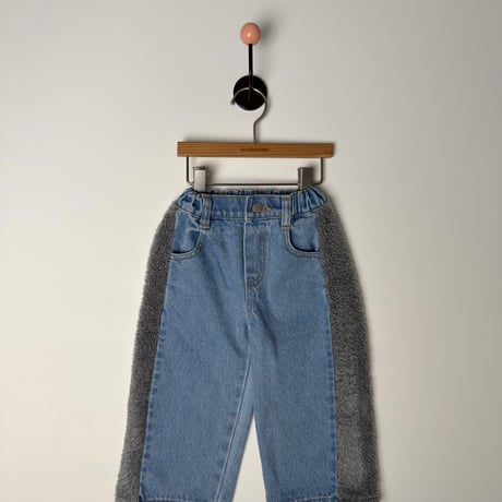 andbutter/58. Sherpa Line Denim Pants XS-XL