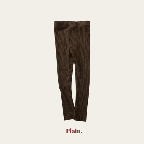plain/4. shirring leggings XS-XL