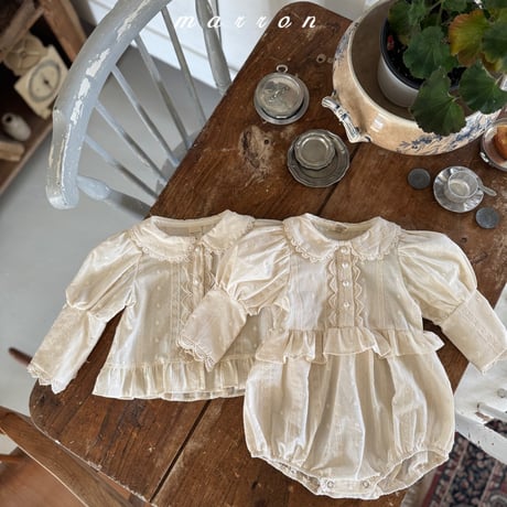 marron/48. frost blouse XS-L
