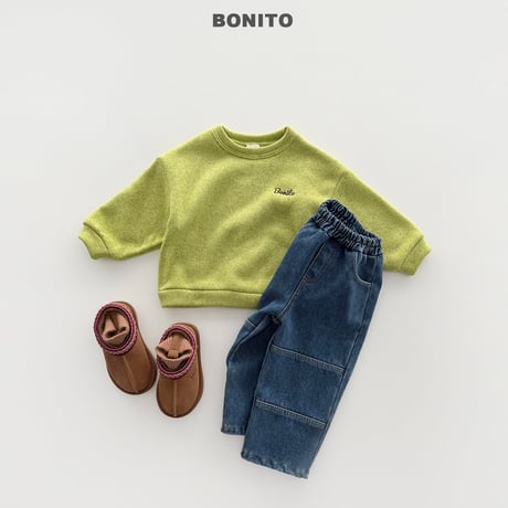 bonito/66. voca knit man-to-man 12M-XL