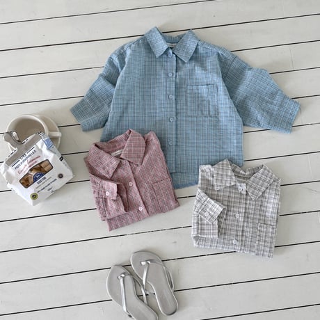 matilda/16. joy check shirt 15-19