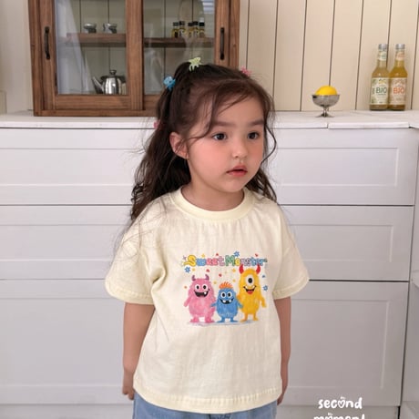 secondmoment/6. sweet monster T-shirt JS-JL