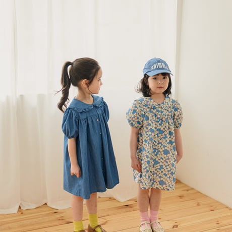 monatelier/7. french flower one-piece S-2XL