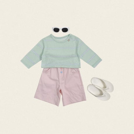 oottbebe/69. soda summer ( long sleeve ) T-shirt XS(1-2Y)-XL(6-7Y)