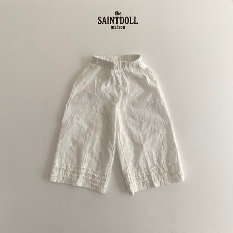 saintdoll/82. lace wide pants XL-JS