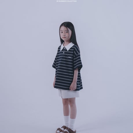lilybooth/27. matin collar T-shirt S-XL