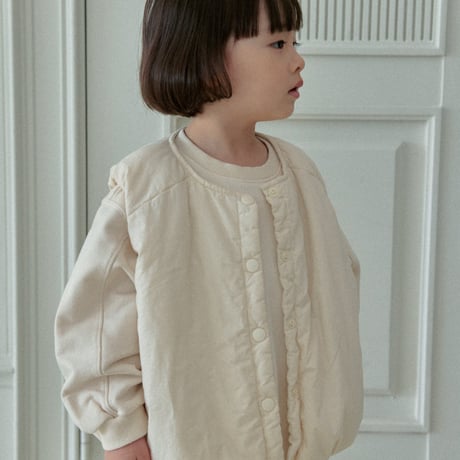 thebeige/1. Band padded vest XXS-L