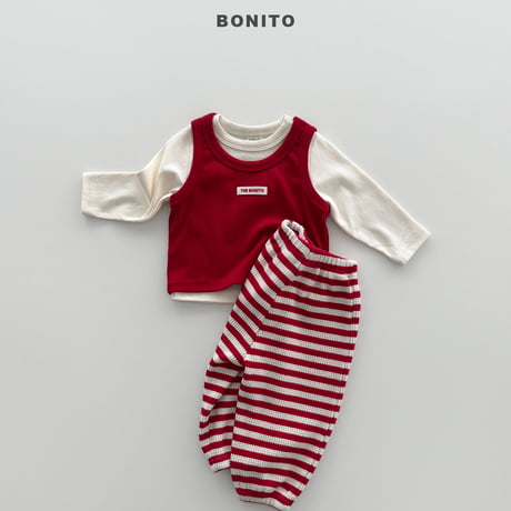 bonito/123. waffle jogger pants 6M-18M