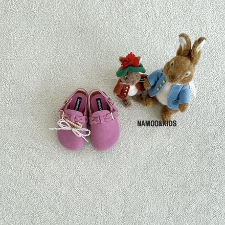 namoo/15. Madison Suede Slides (Detachable Decoration) 140-210