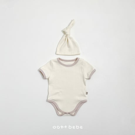 oottbebe/54. french ailet suit ( suit kokji hat ) set S(0-6M)-M(6-12M)