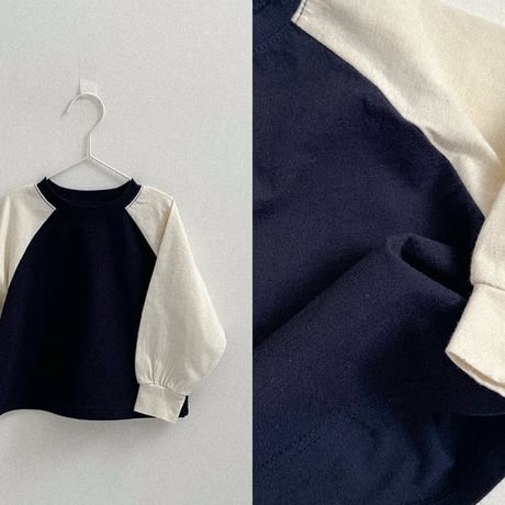 minirobe/44. Cozy Raglan Tee  S-XL