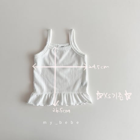 mybebe/21. cooling fril sleeveless XS-XL