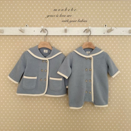 monbebe/12. hand made sailer suit S(3-12M)-M(12-24M)