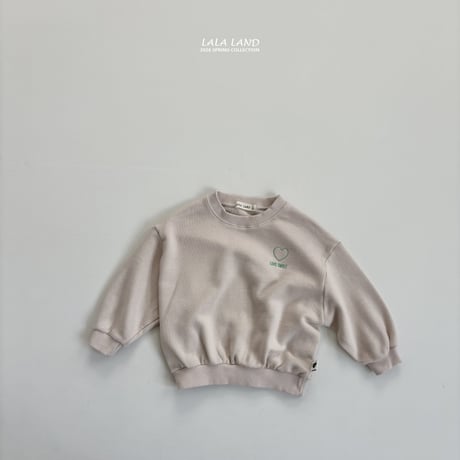 lalaland/20. sweet heart man-to-man XS-XL