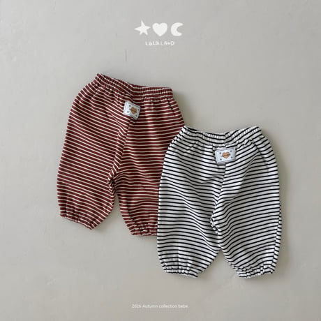 lalaland/48. b stripe zzuri pants 6M-18M