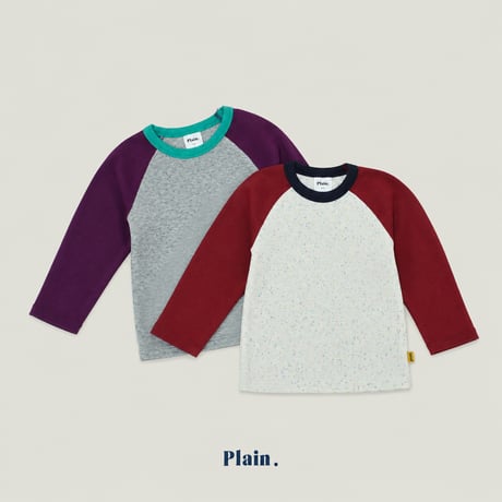 plain/19. bubble raglan T-shirt XS-XL