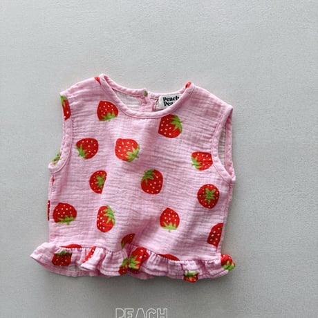 peachpeach/27. strawberry blouse XS-XL