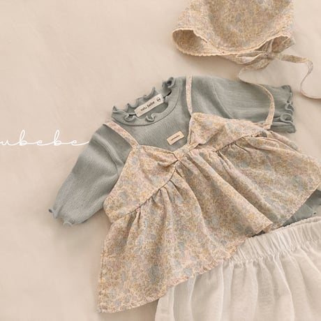 valubebe/64. flo ribbon blouse 6M-S