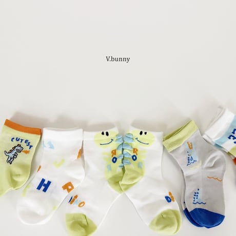 vbunny/1. 33 socks set S(130-150)-L(180-210)