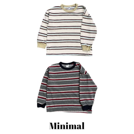 minimal/32. eve two color st T-shirt JS-JM